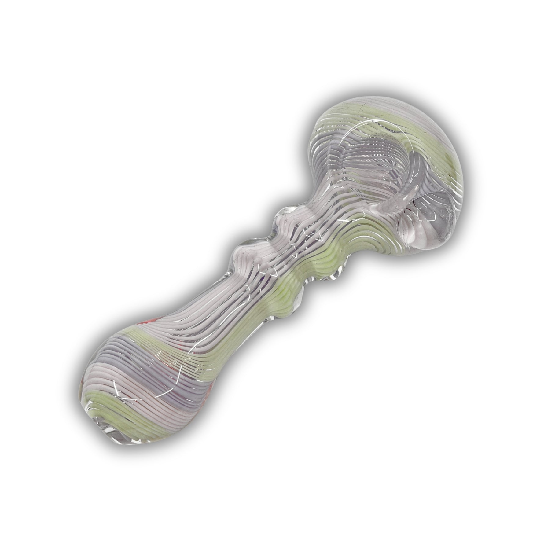 4" Pastel Spiral Hand Pipe [BB-549]