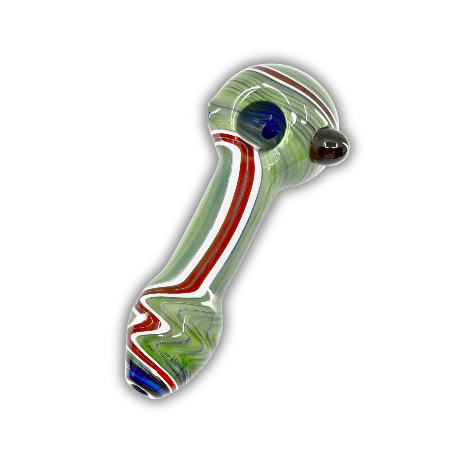 4" Color Swirl Hand Pipe [BB-419]