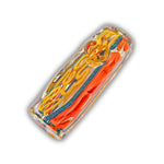 4" Square Color Hand Pipe [BB-545]
