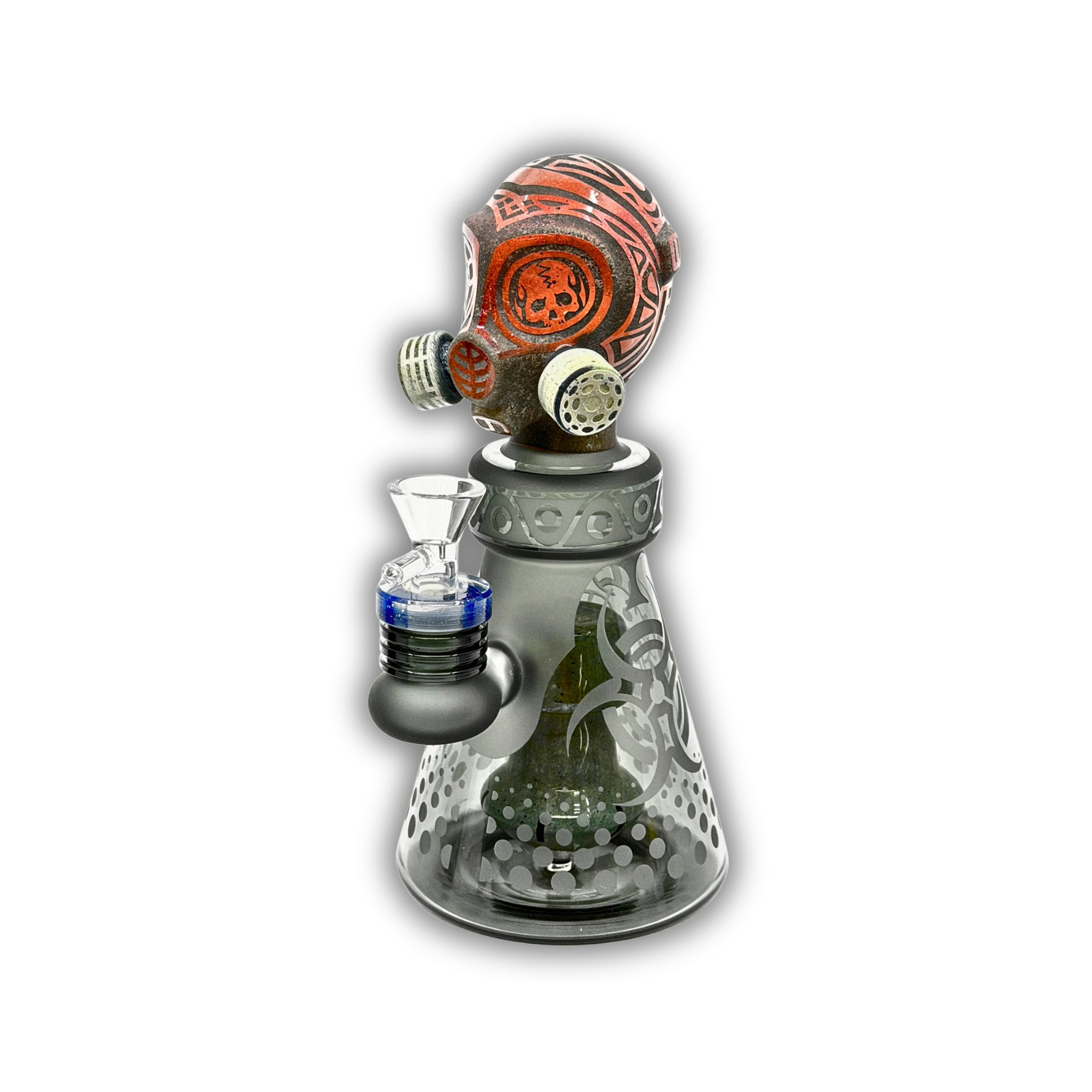 8" Apocalyptic Gas Mask Water Pipe [GODEN-15]