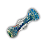 Frit Design Glass Chillum Pipe [MH-18]