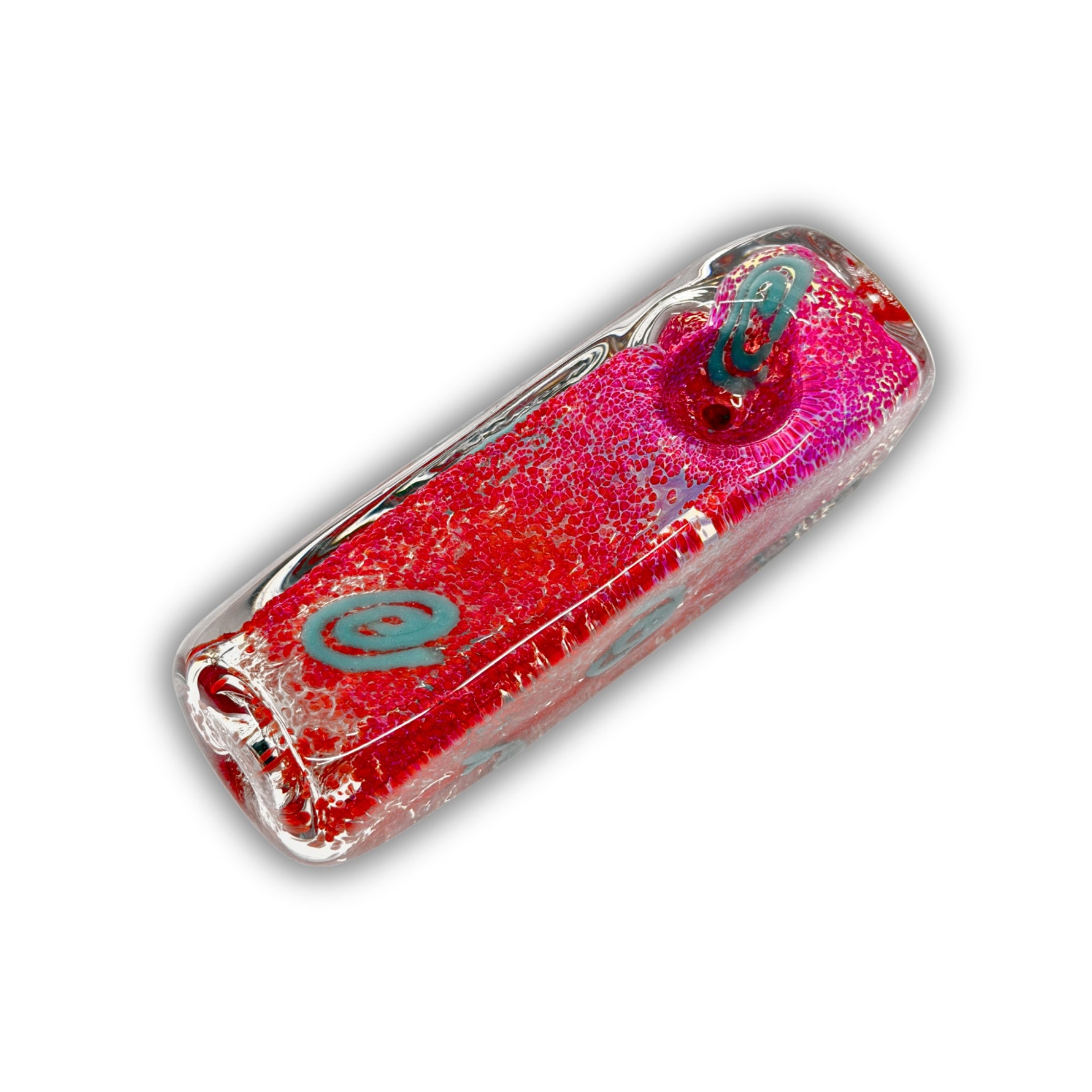 4" Square Swirl Hand Pipe [BB-538]
