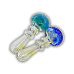 3" Crackle Glass Hand Pipe [BB-498]