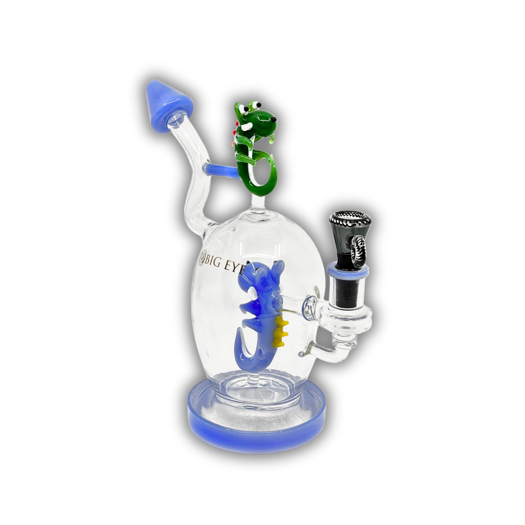 8" Dragon-Themed Glass Recycler Water Pipe [GB-145]