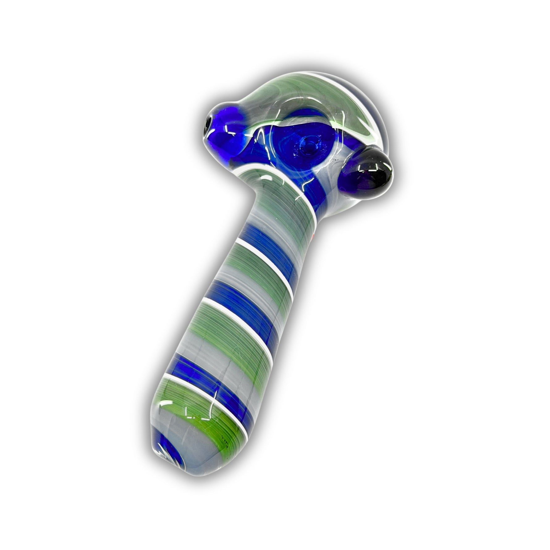 4" Color Stripe Hand Pipe [BB-426]