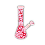 10" Valentine Hearts Beaker Bong [ES-25537]