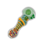 4" Rainbow Striipe Hand Pipe [BB-551]