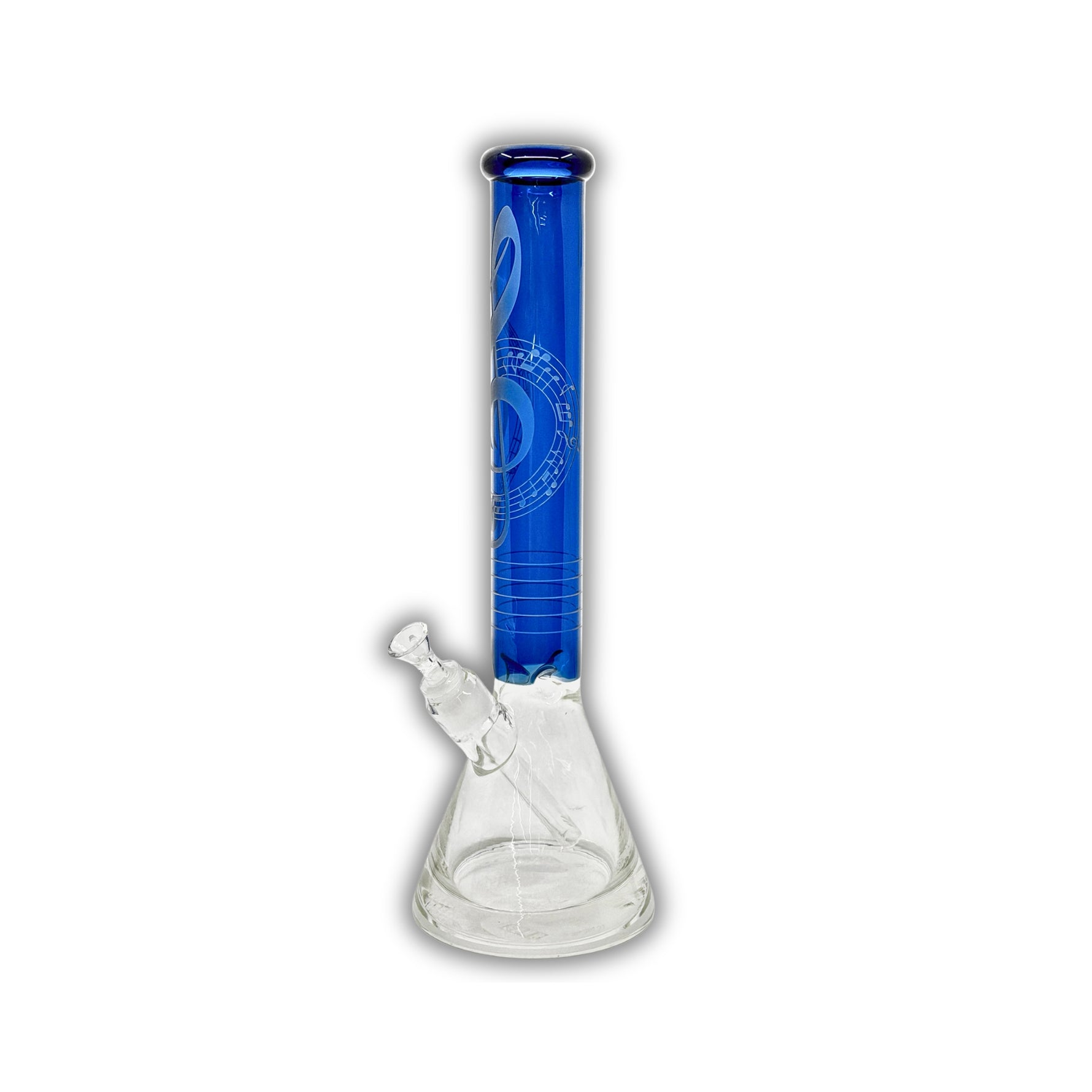 17" Music Note Beaker Bong [HXCP-035]