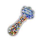 3" Confetti Glass Hand Pipe [BB-530]
