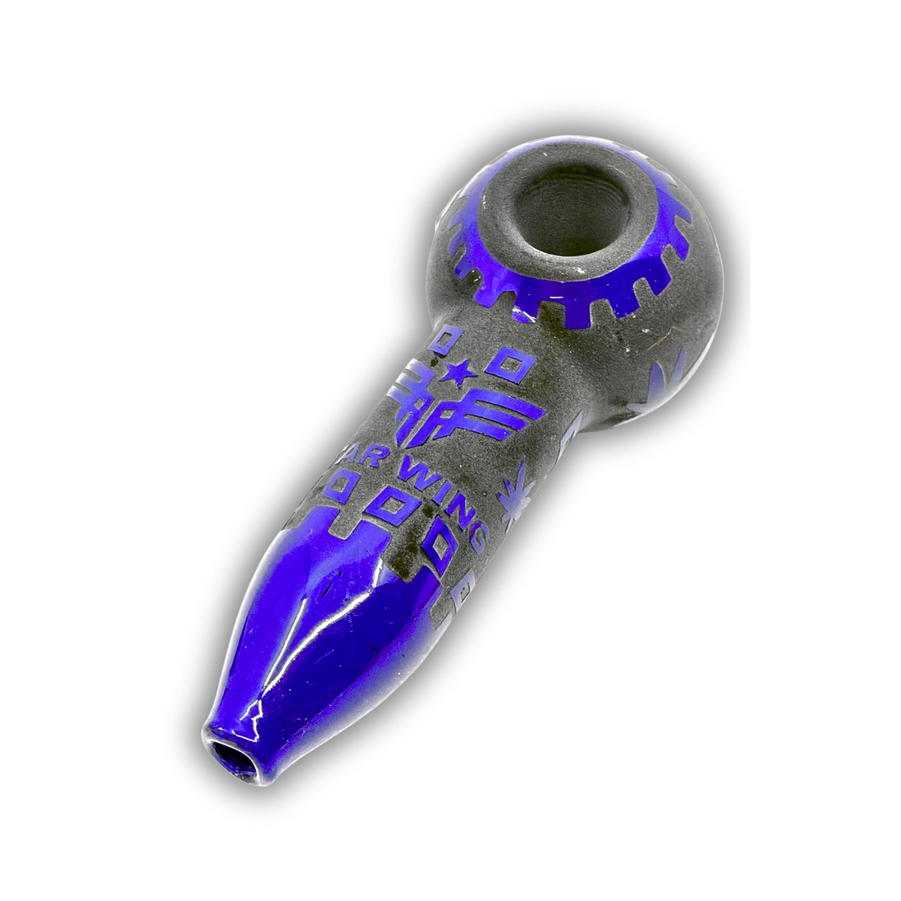 4" Reactive Frosted Hand Pipe [HP-3016G]