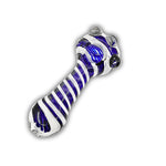 4" Marbled Stripe Hand Pipe [BB-648]