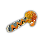 4" Retro Wave Hand Pipe [BB-587]