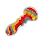 4" Multi-Stripe Hand Pipe [BB-607]