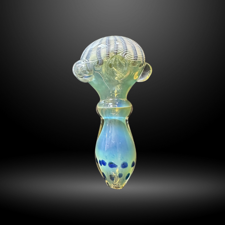White Stripe Spoon Hand Pipe -  Wholesale Smoking Pipe Los Angeles California