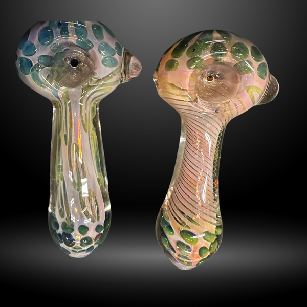 Emerald Knobs Hand Pipe (RB 62)