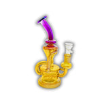 8" Neon Color Recycler Water Pipe [SQ-1002]