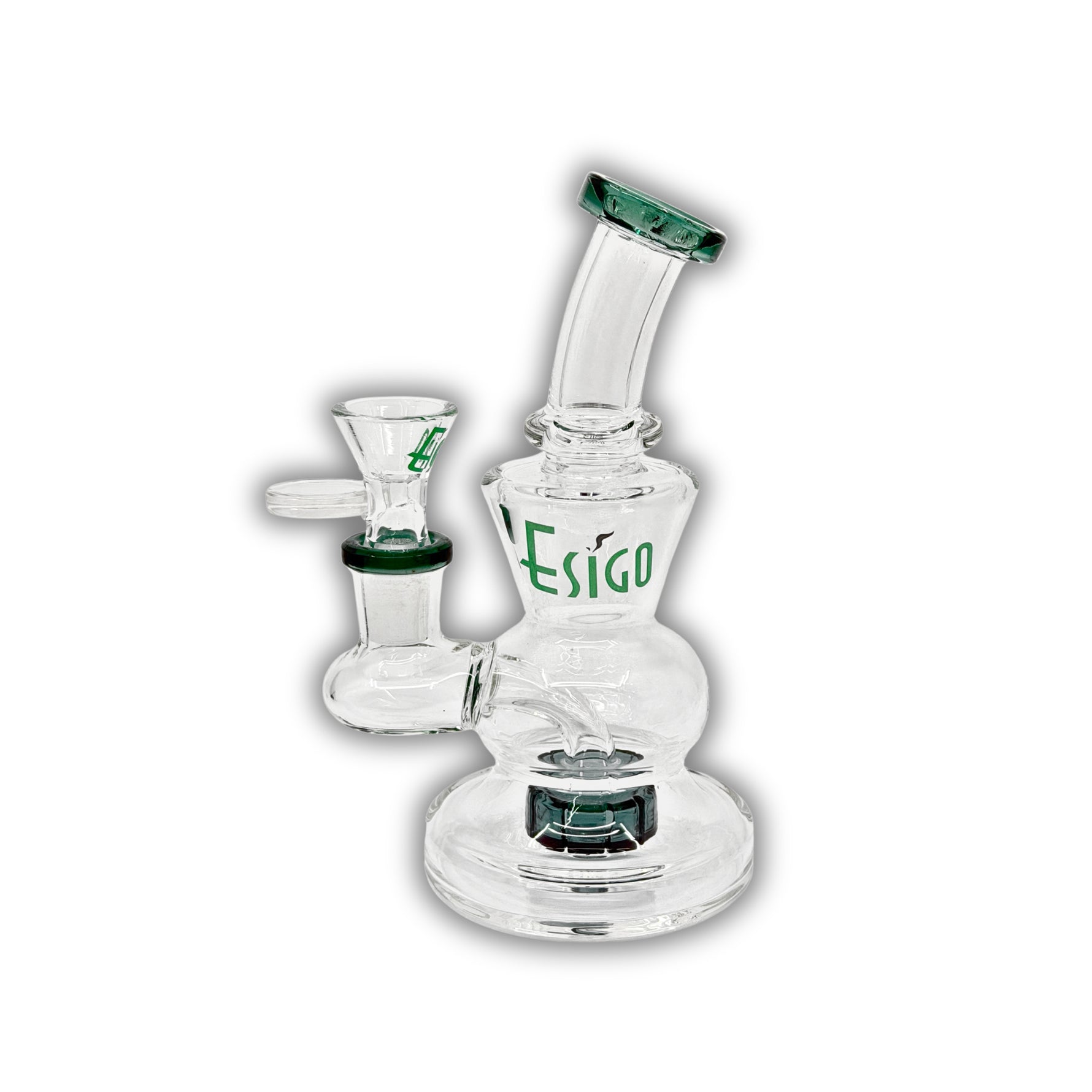6.5" Mini Curved Neck Water Pipe [ES-2564]