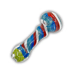 4" Multi-Color Linework  Hand Pipe [BB-519]