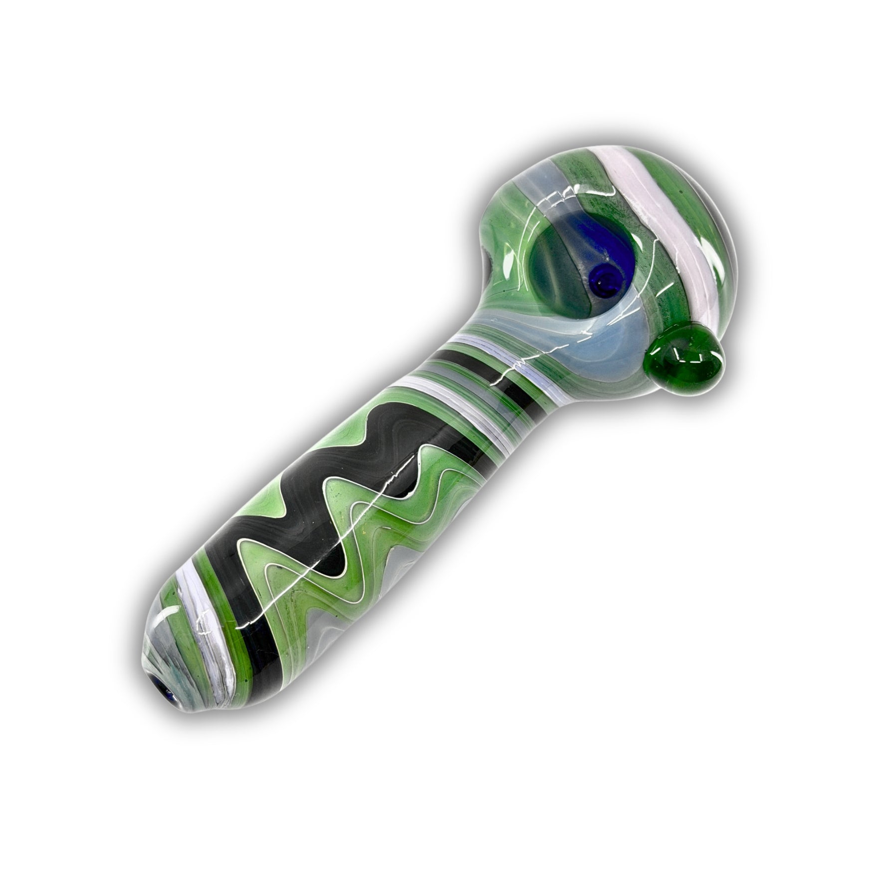 4" Marble Swirl Hand Pipe [BB-420]