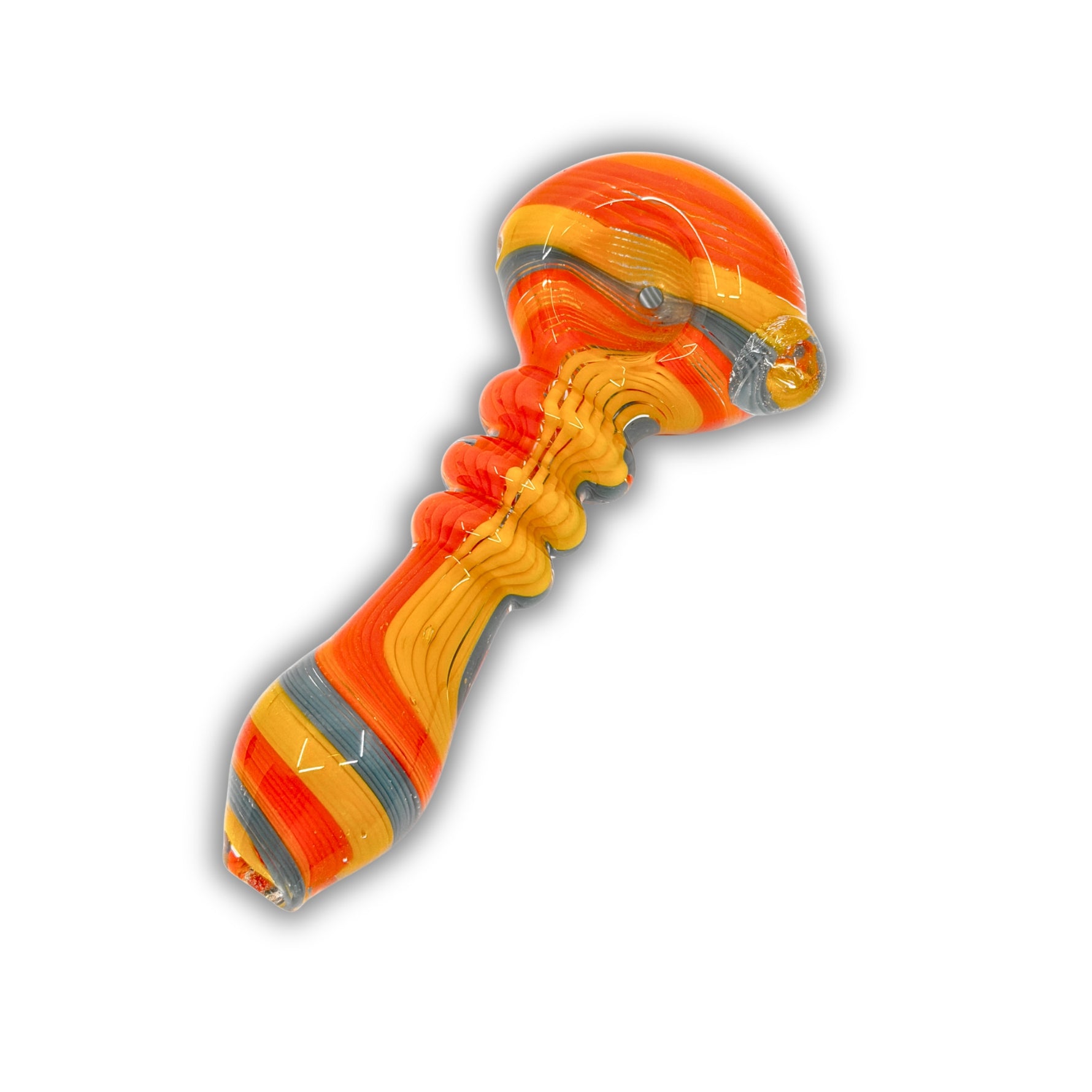4" Spiral Linework Hand Pipe [BB-630]