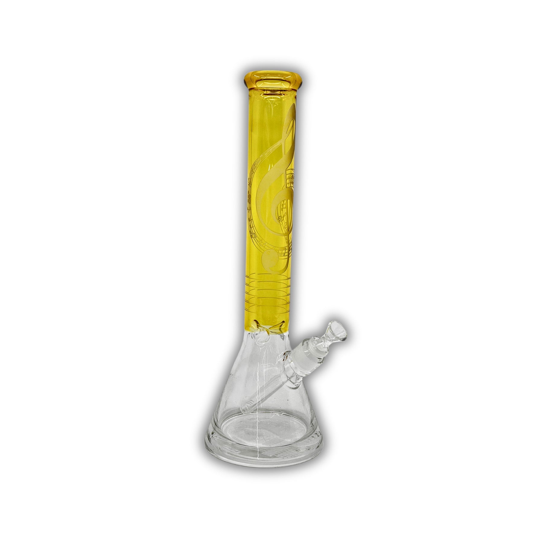 17" Music Note Beaker Bong [HXCP-035]