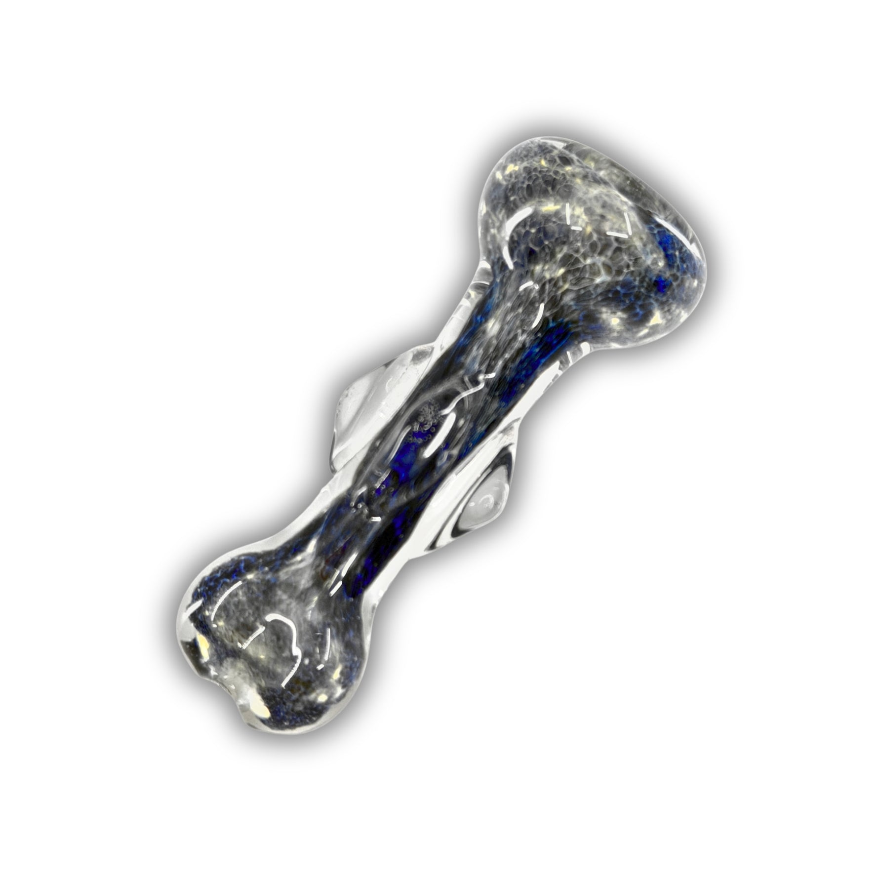 Frit Design Glass Chillum Pipe [MH-18]