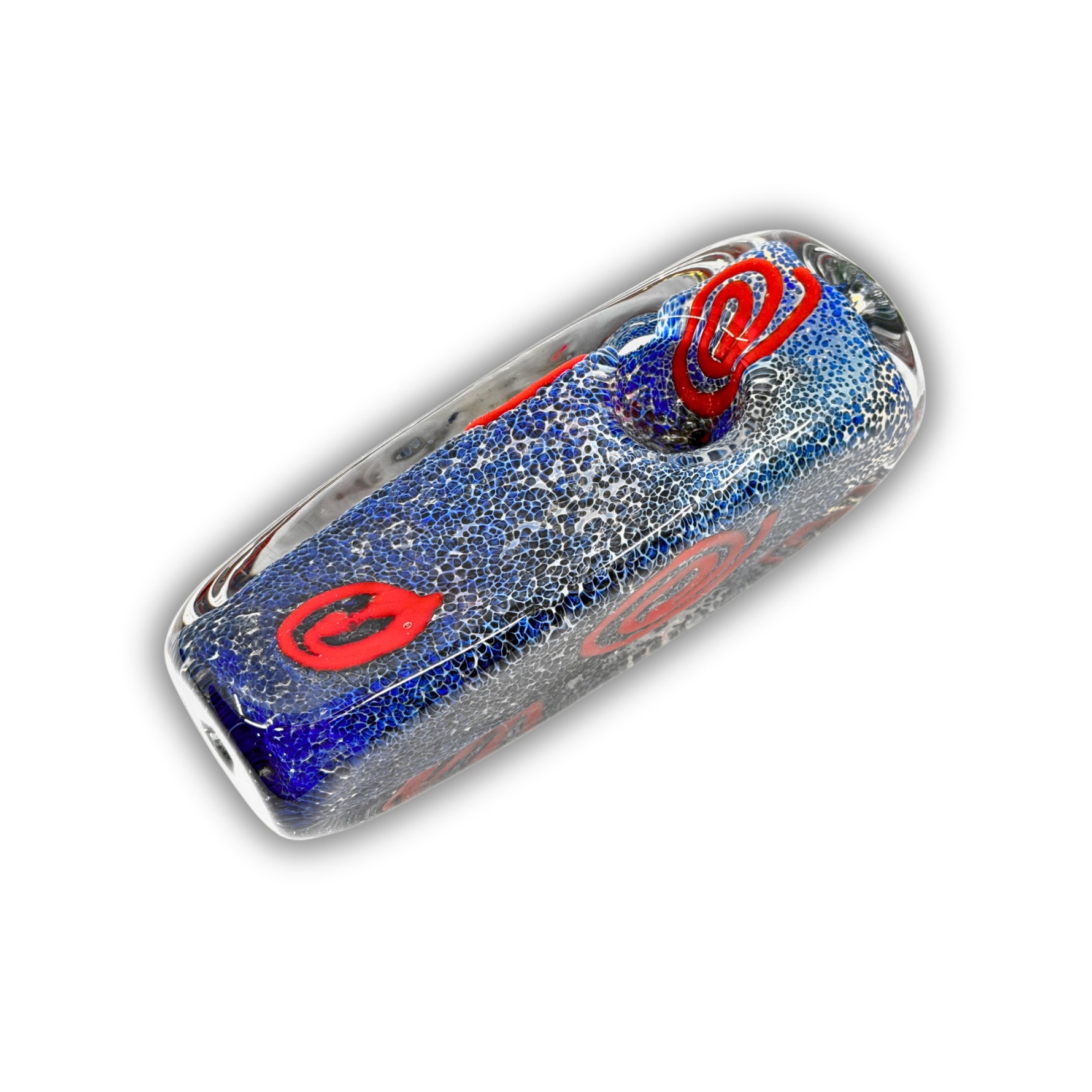 4" Square Swirl Hand Pipe [BB-538]