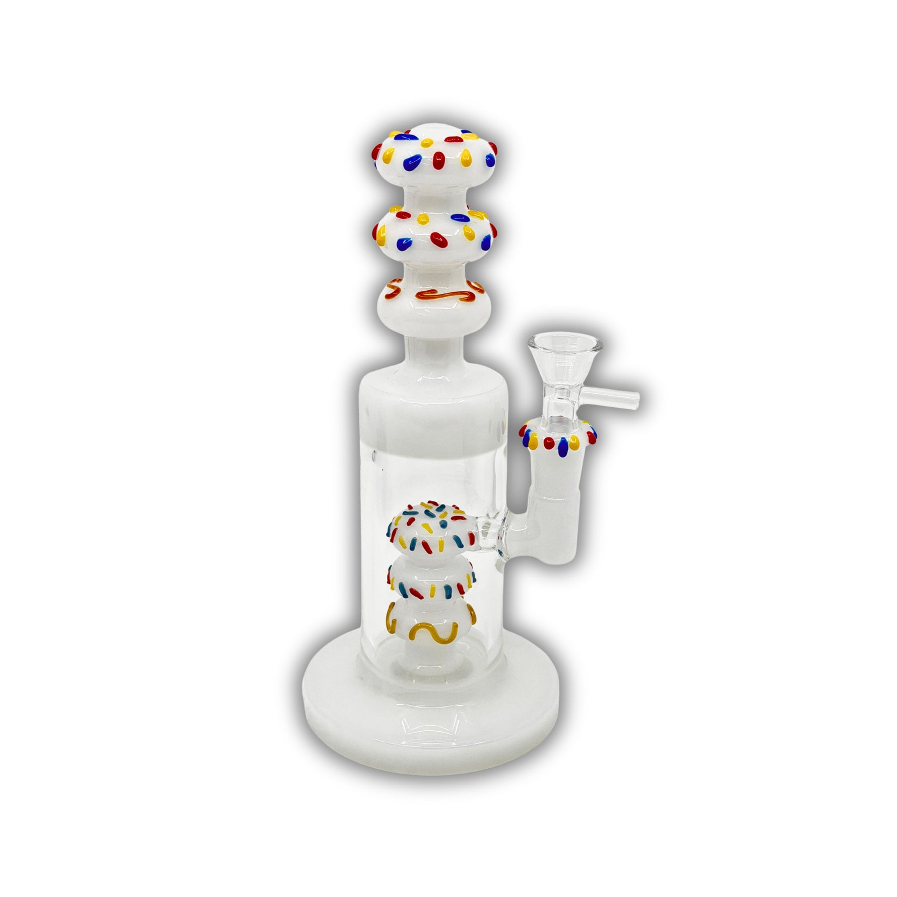8" Sprinkle Donut Perc Water Pipe [YB-402]