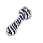 4" Marbled Stripe Hand Pipe [BB-648]
