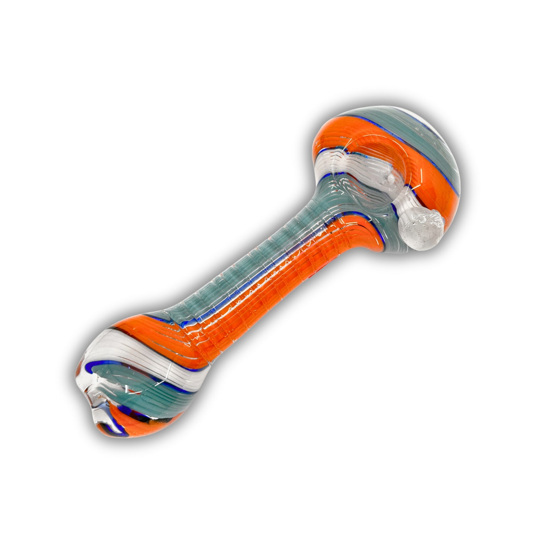 4" Color Wig Wag Hand Pipe [BB-656]