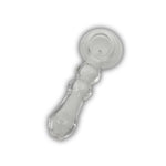 3" Frit Color Hand Pipe [BB-446]