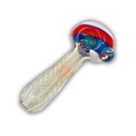 4" Fumed Glass Hand Pipe [BB-586]