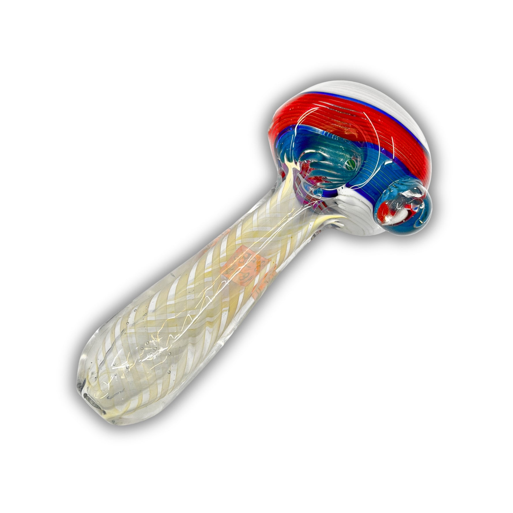 4" Fumed Glass Hand Pipe [BB-586]