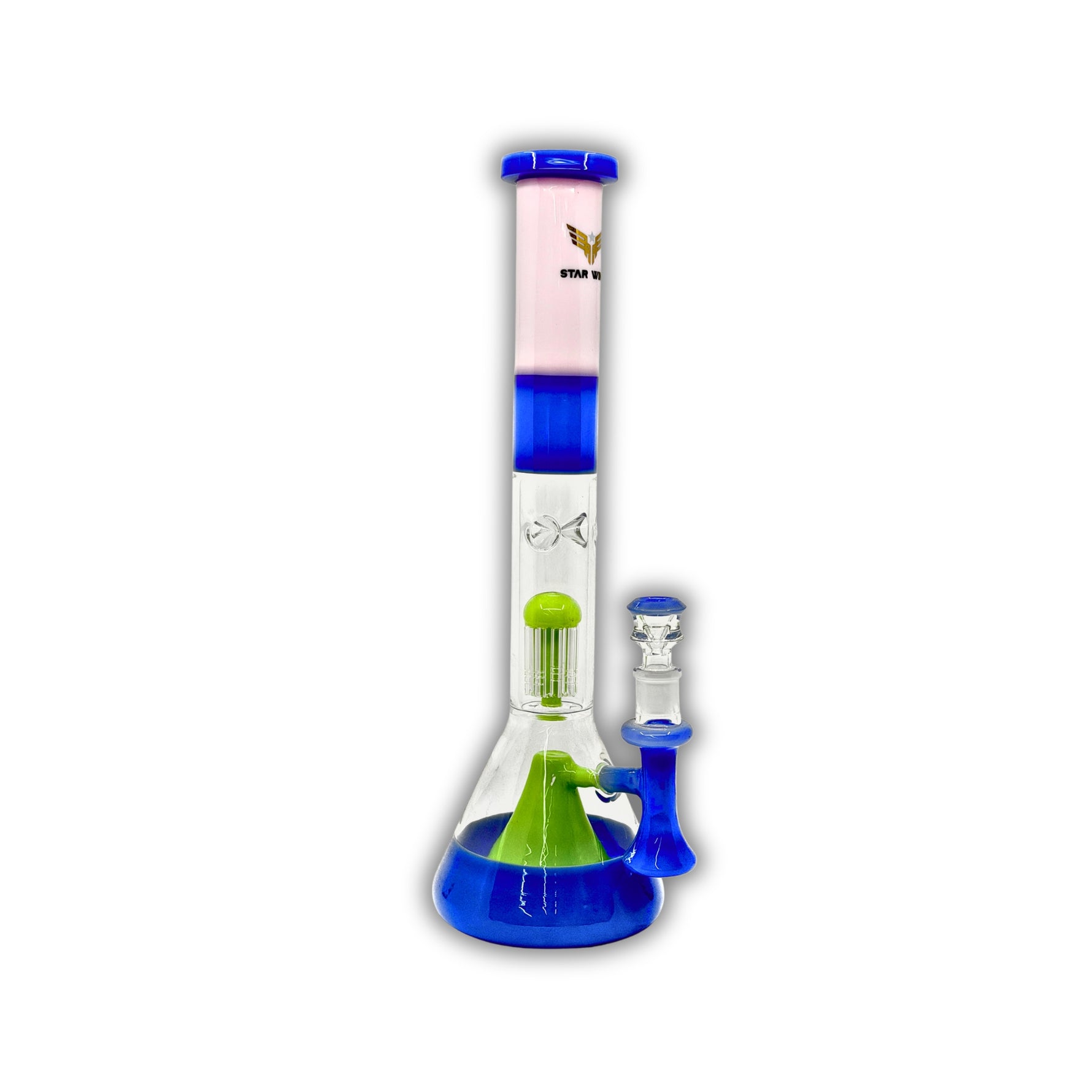 18" Tree Perc Beaker Bong [WP-9263]