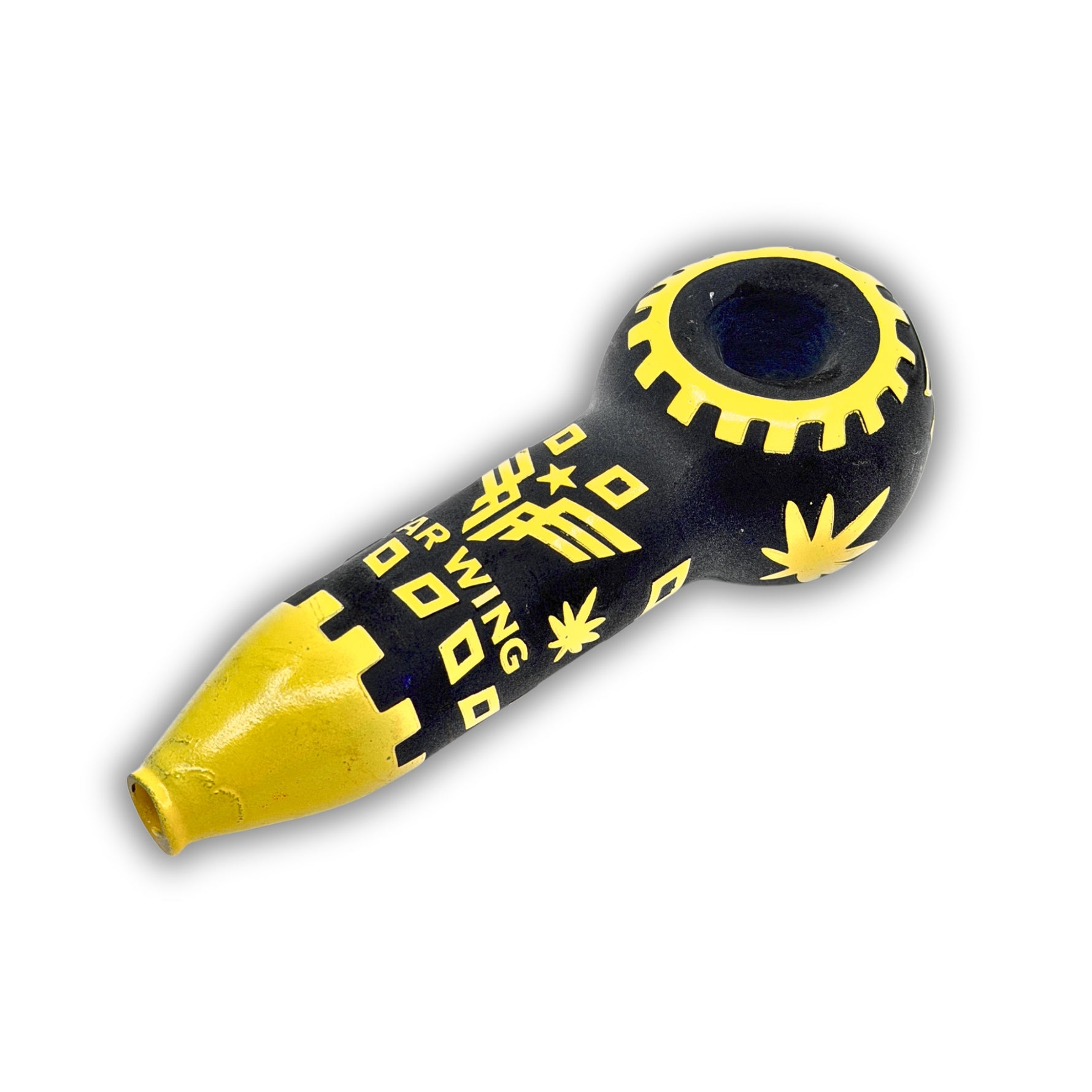 4" Reactive Frosted Hand Pipe [HP-3016G]