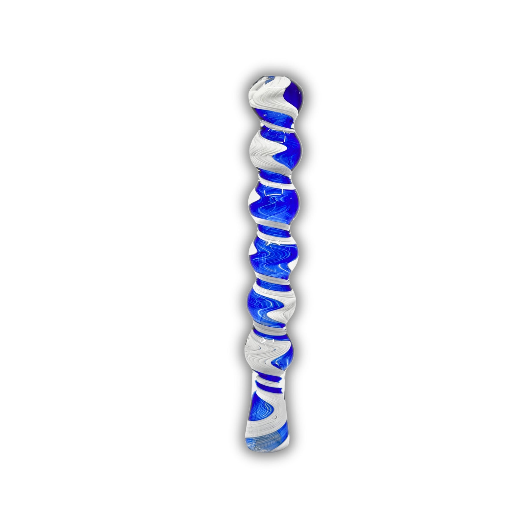 10" Colorful Swirl Chillum Pipe [MH-19]