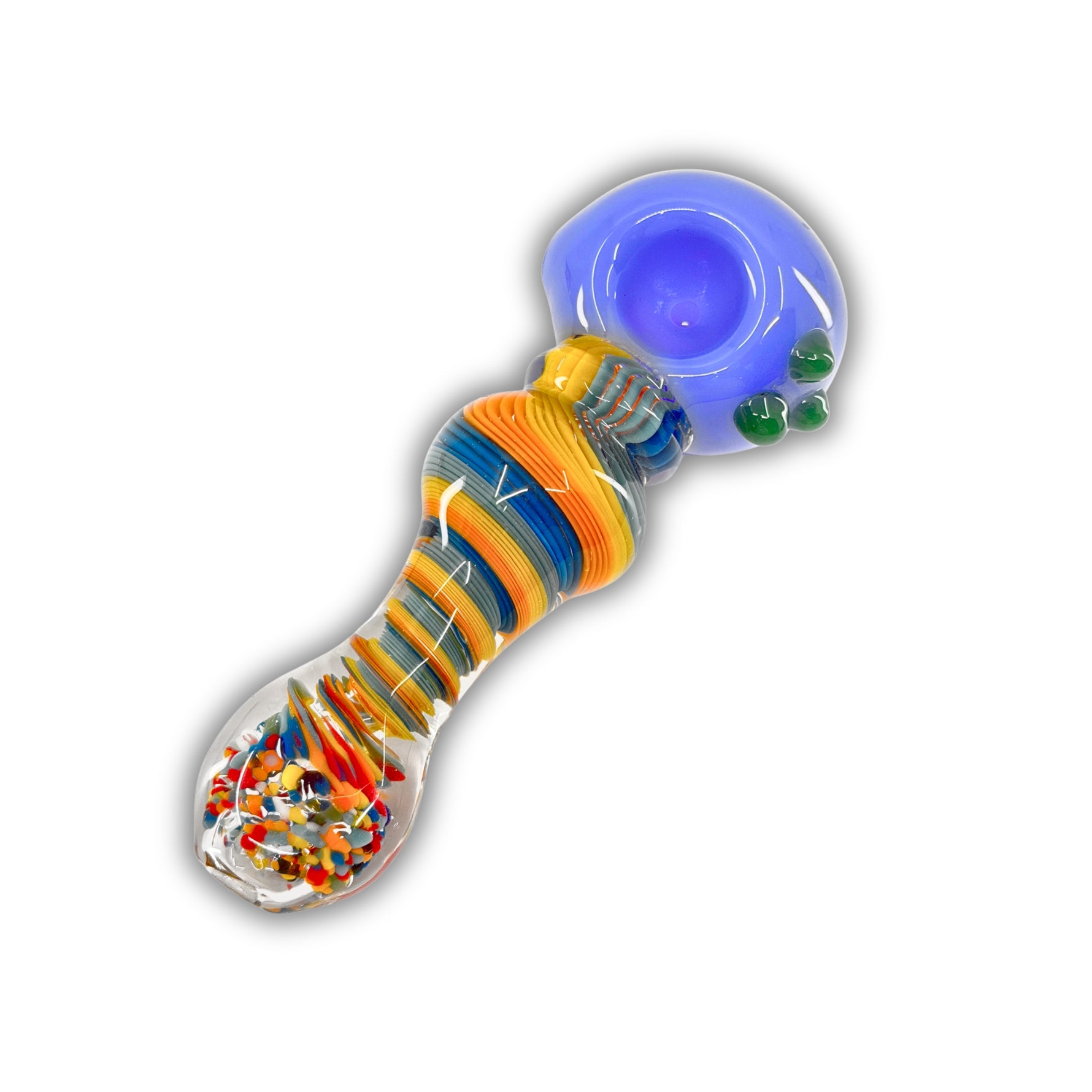 4" Rainbow Striipe Hand Pipe [BB-551]