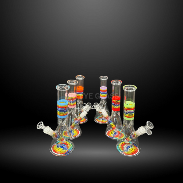 10" Sprial Beaker Bong (ES 23158)