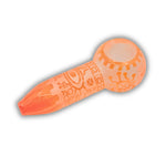 4" Reactive Frosted Hand Pipe [HP-3016G]