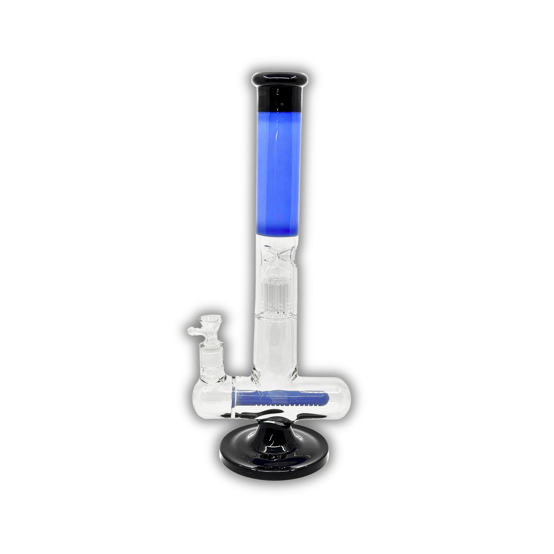 16" Straight Tube Perc Water Pipe [RL-2359]