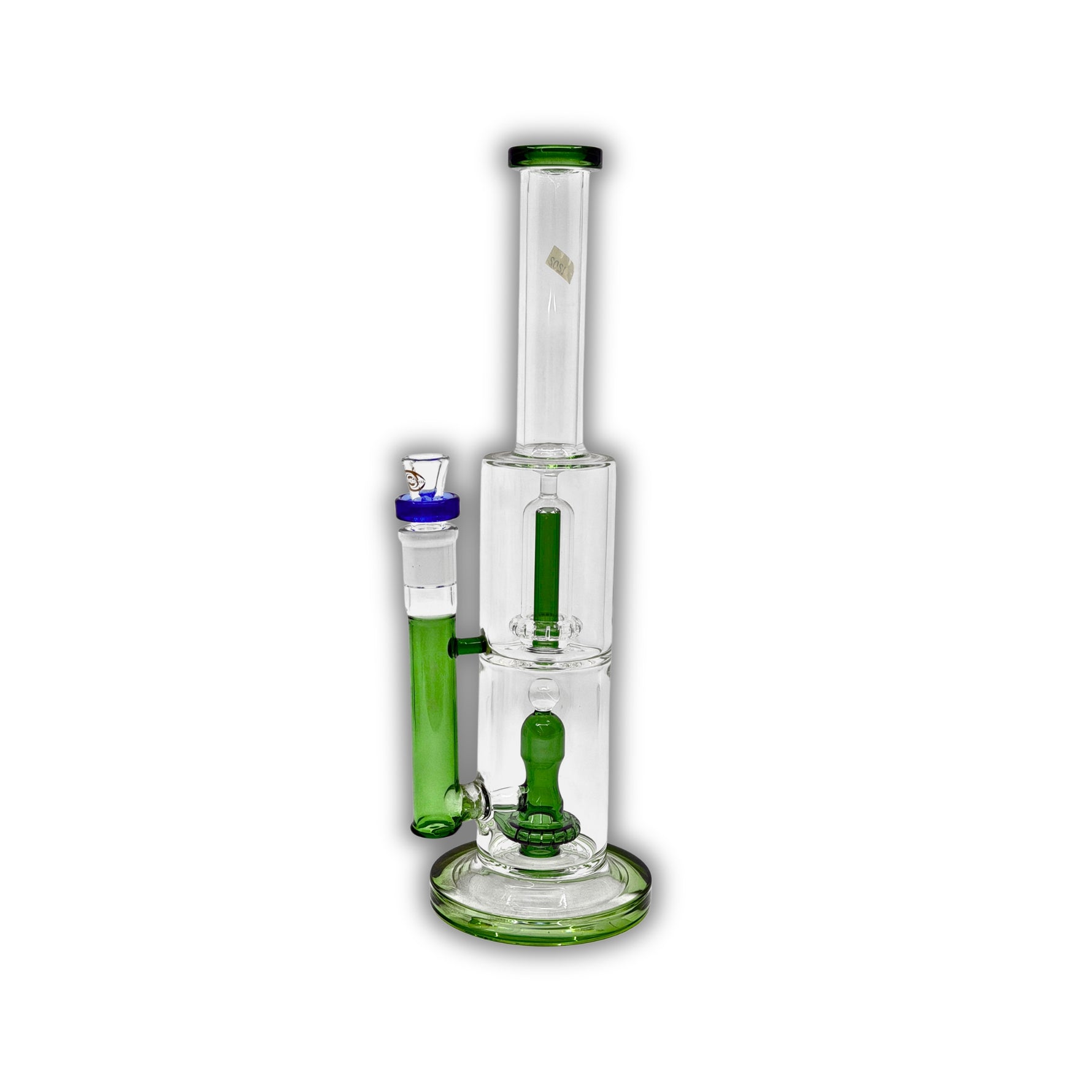 14" Straight Tube Percolator Water Pipe [ES-1202]