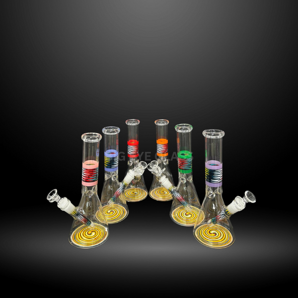 10" Sprial Beaker Bong (ES 22401)