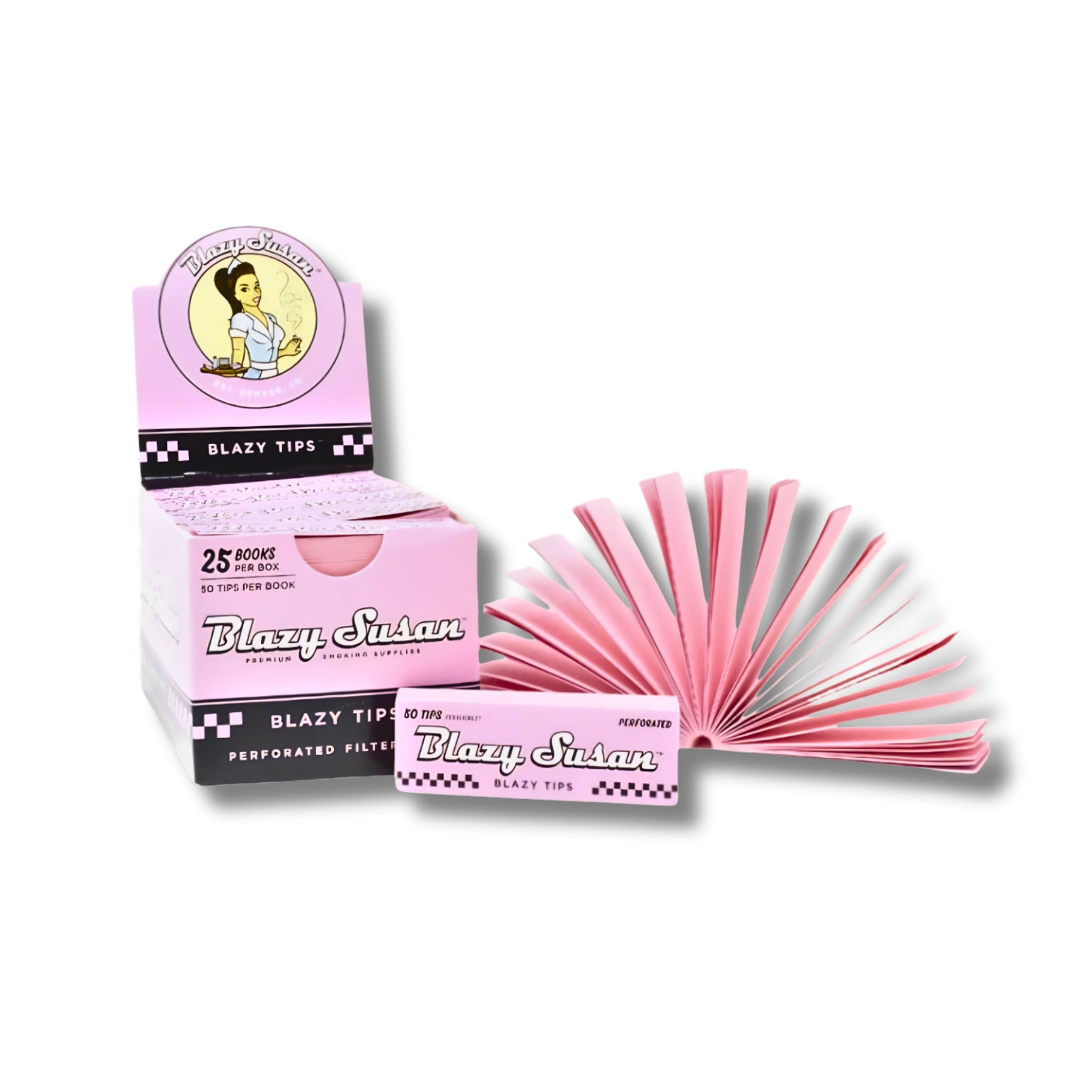 Blazy Susan Pink Filter Tips