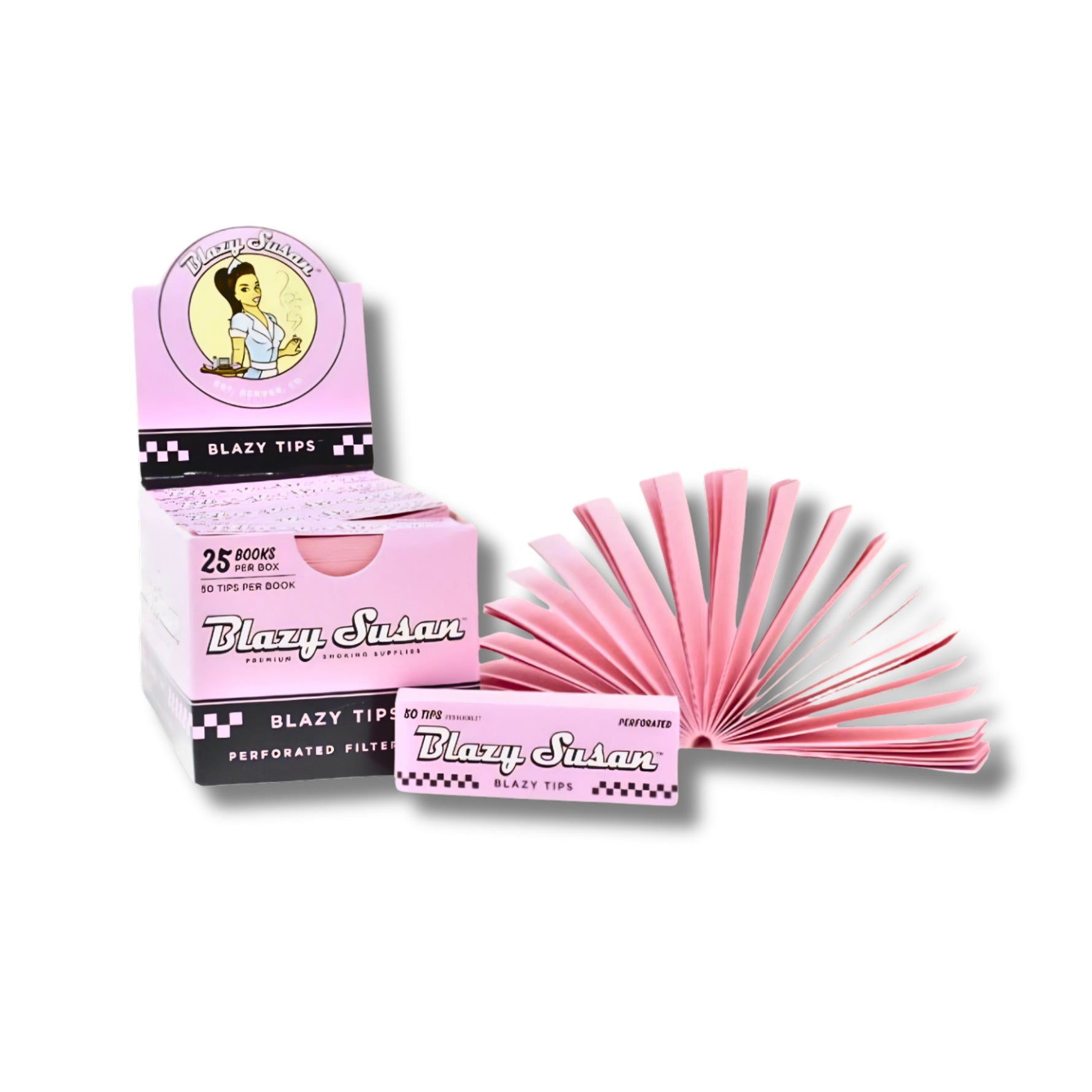 Blazy Susan Pink Filter Tips