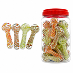 3" Ribbon Spiral Hand Pipe [BB-501]
