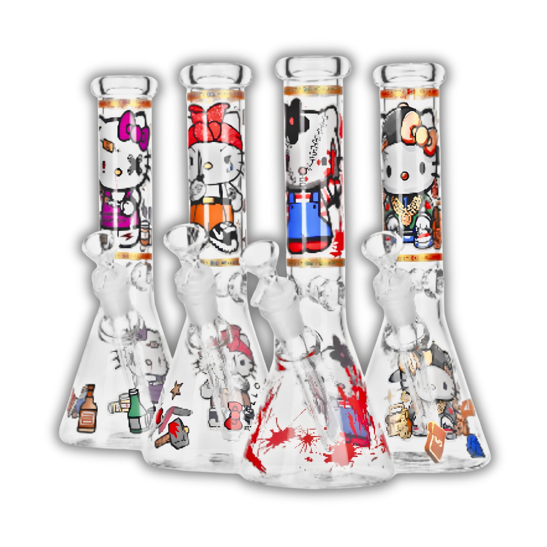 10" Hello Kitty Beaker Bong [ES-25114]