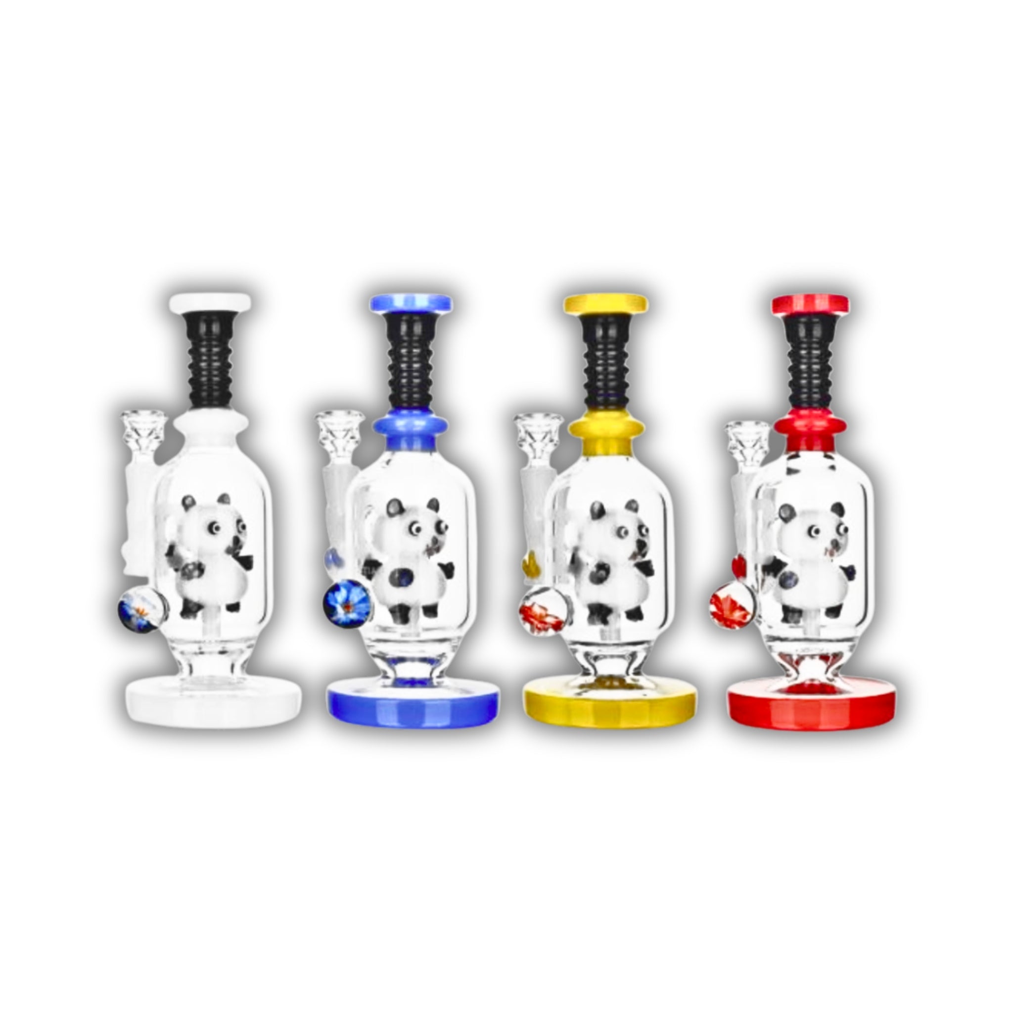 8" Panda Perc Water Pipe [ES-2505]