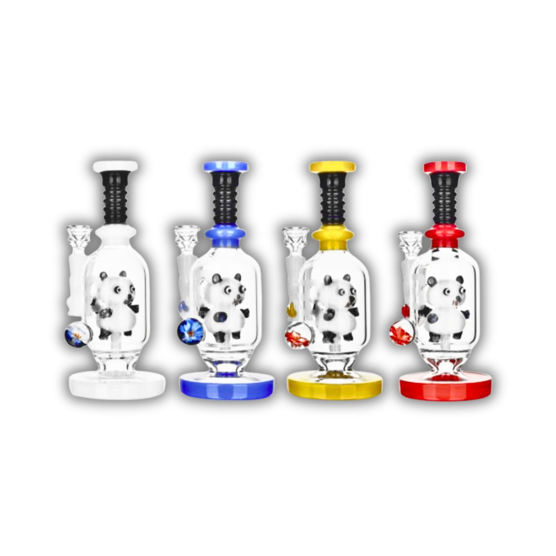8" Panda Perc Water Pipe [ES-2505]