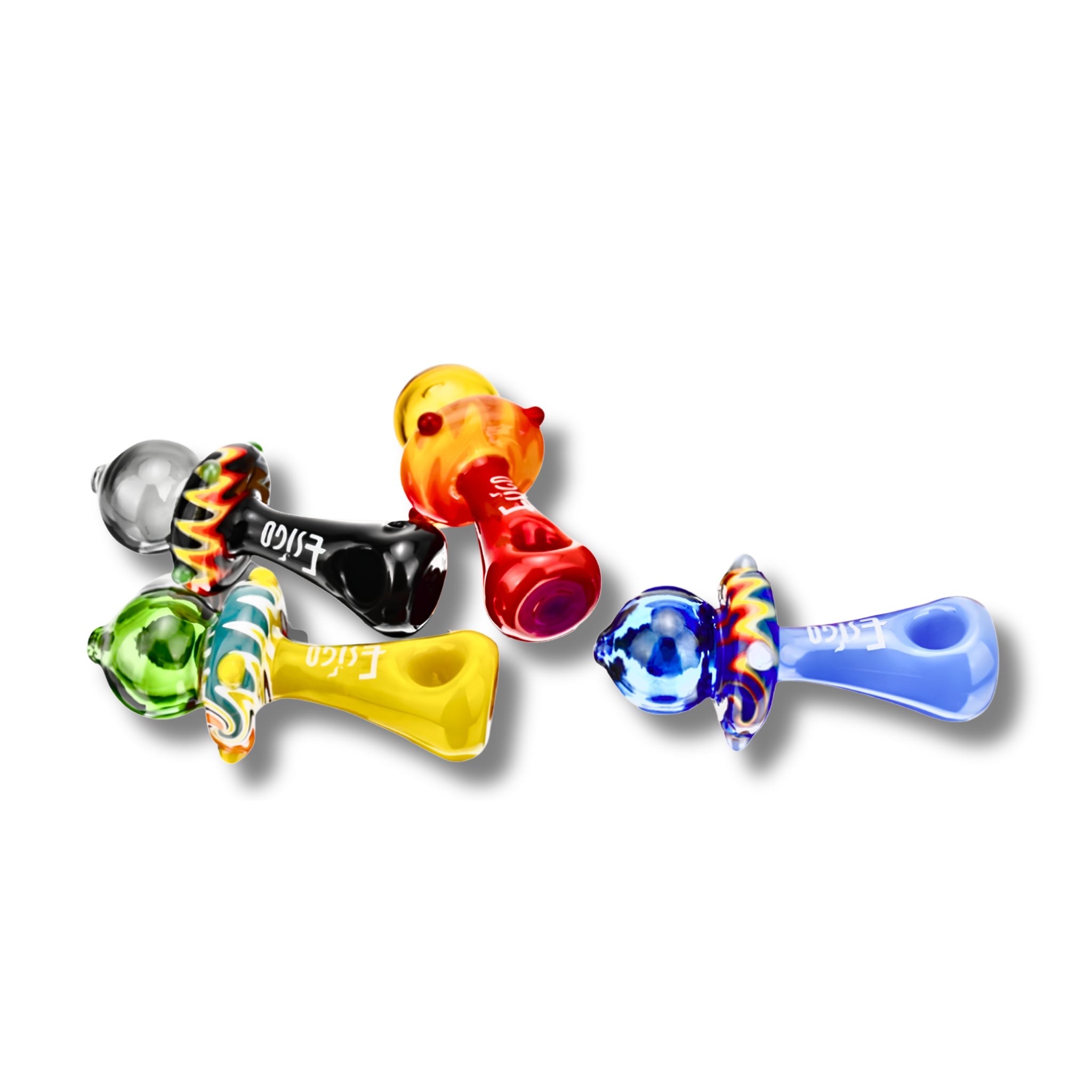 4" Color Bell Glass Hand Pipe [ESH-2538]