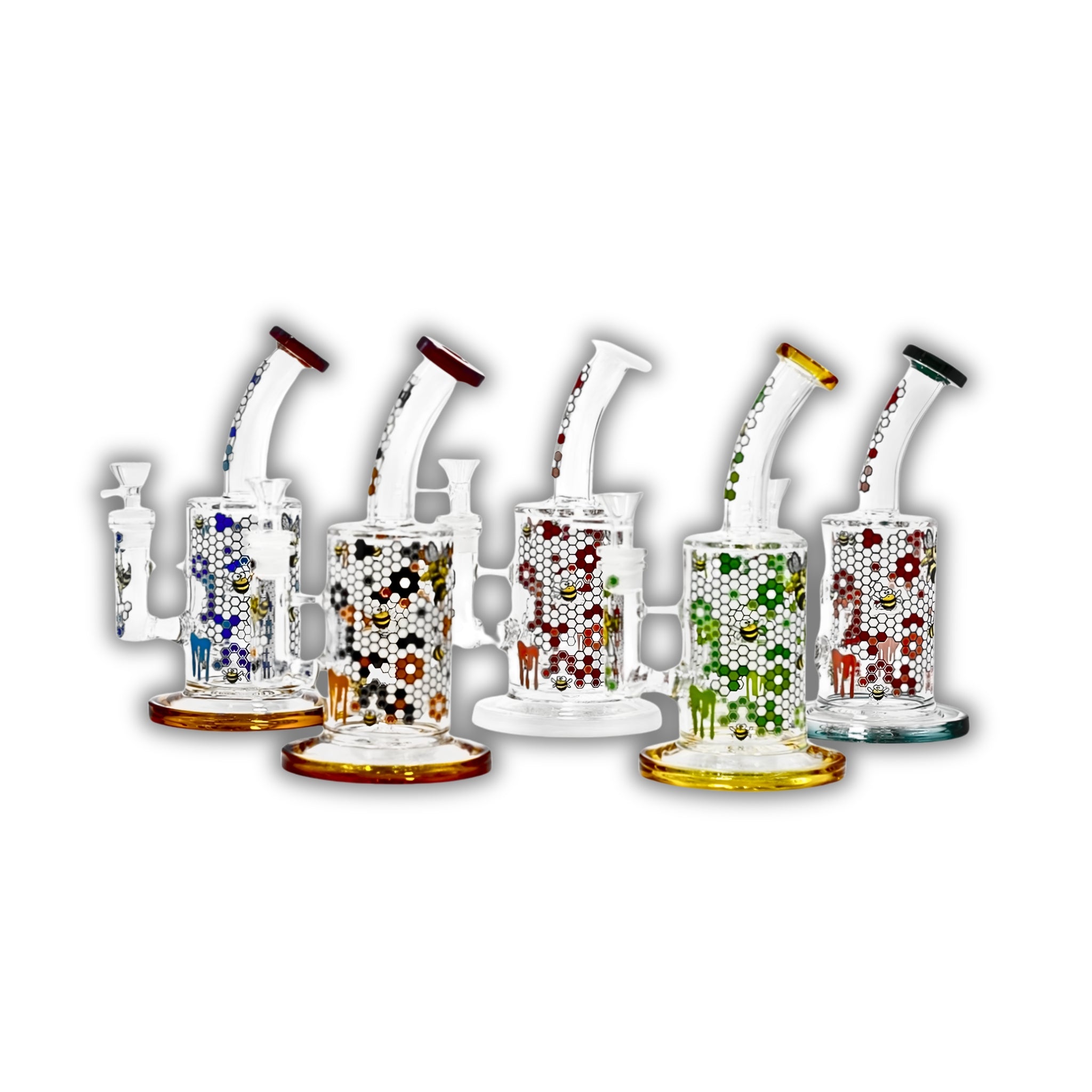 9.5" Honeycomb Water Pipe [HXCP-147P-AA]